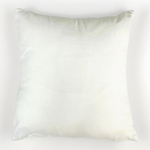 (2) WORLD MARKET Exclusive White Embroidered Snow Angels Accent Throw Pillows - Picture 3 of 5